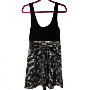 Theory Boasa - black white dress- size 4